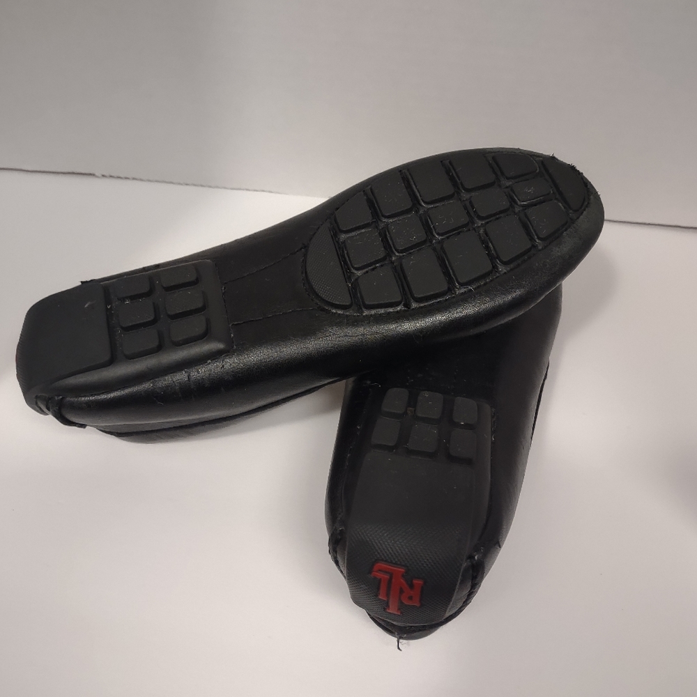 Ralph Lauren leather Driving Loafers black 6.5B - Picture 6 of 8